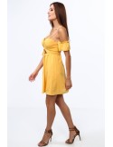 Honey dress with thin straps 1018 - Online store - Boutique